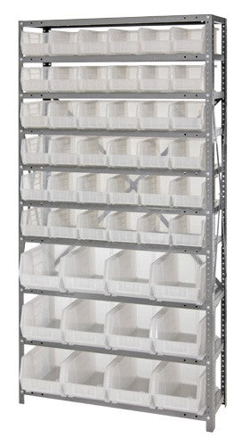 QSBU-230240 12"D x 36"W x 75"H GIANT OPEN HOPPER STORAGE SYSTEMS