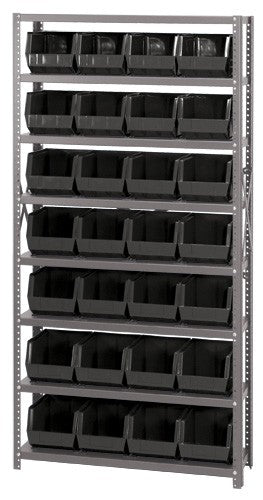 QSBU-239 12"D x 36"W x 75"H GIANT OPEN HOPPER STORAGE SYSTEMS