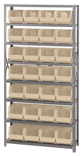 QSBU-239 12"D x 36"W x 75"H GIANT OPEN HOPPER STORAGE SYSTEMS