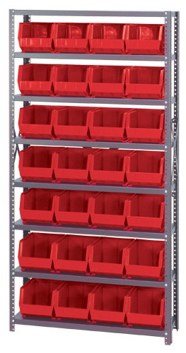 QSBU-239 12"D x 36"W x 75"H GIANT OPEN HOPPER STORAGE SYSTEMS