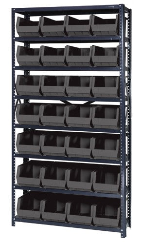 QSBU-240 12"D x 36"W x 75"H GIANT OPEN HOPPER STORAGE SYSTEMS