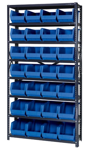 QSBU-240 12"D x 36"W x 75"H GIANT OPEN HOPPER STORAGE SYSTEMS