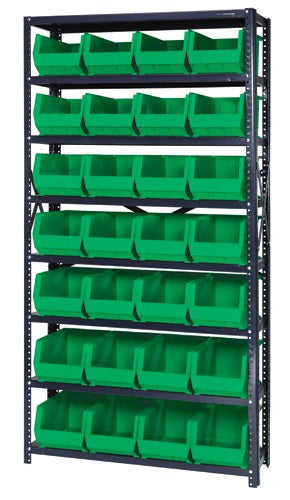 QSBU-240 12"D x 36"W x 75"H GIANT OPEN HOPPER STORAGE SYSTEMS