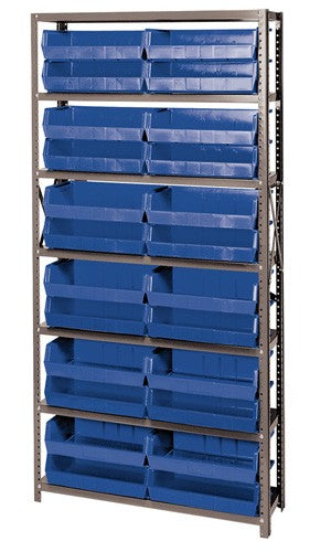 QSBU-245 12"D x 36"W x 75"H GIANT OPEN HOPPER STORAGE SYSTEMS