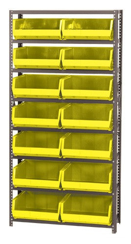 QSBU-250 12"D x 36"W x 75"H GIANT OPEN HOPPER STORAGE SYSTEMS