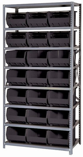 QSBU-255 18"D x 36"W x 75"H GIANT OPEN HOPPER STORAGE SYSTEMS