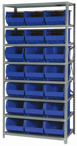 QSBU-255 18"D x 36"W x 75"H GIANT OPEN HOPPER STORAGE SYSTEMS