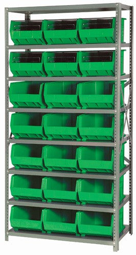QSBU-255 18"D x 36"W x 75"H GIANT OPEN HOPPER STORAGE SYSTEMS