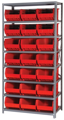 QSBU-255 18"D x 36"W x 75"H GIANT OPEN HOPPER STORAGE SYSTEMS