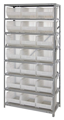 QSBU-255 18"D x 36"W x 75"H GIANT OPEN HOPPER STORAGE SYSTEMS