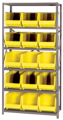 QSBU-260 18"D x 36"W x 75"H GIANT OPEN HOPPER STORAGE SYSTEMS