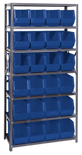 QSBU-265 18"D x 36"W x 75"H GIANT OPEN HOPPER STORAGE SYSTEMS