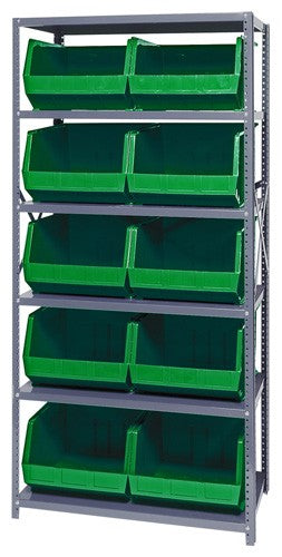 QSBU-270 18"D x 36"W x 75"H GIANT OPEN HOPPER STORAGE SYSTEMS