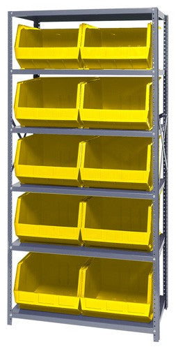 QSBU-270 18"D x 36"W x 75"H GIANT OPEN HOPPER STORAGE SYSTEMS