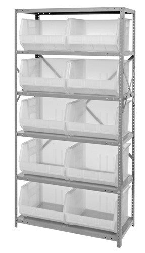 QSBU-270 18"D x 36"W x 75"H GIANT OPEN HOPPER STORAGE SYSTEMS