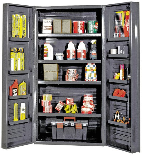 36"W x 24"D x 72"H QSC-36-4IS-12DS All-Welded Bin Cabinet