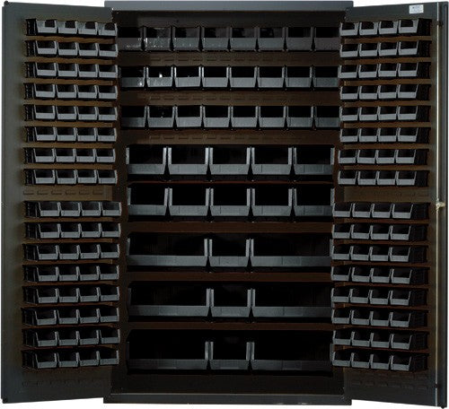 48"W x 24"D x 78"H QSC-48 All-Welded Flush Door Bin Cabinet