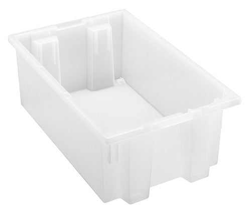 Clear-View Stack & Nest Totes snt180cl 18" x 11" x 6" ( Case of 6 )
