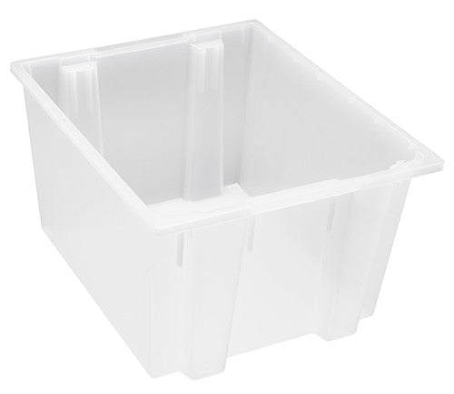 Clear-View Stack & Nest Totes snt230cl 23-1/2" x 19-1/2" x 13" ( Case of 3 )