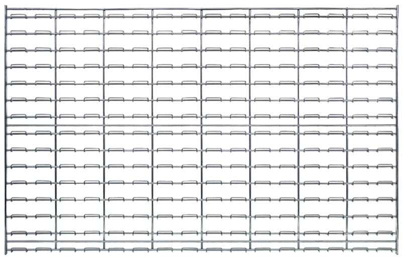 Chrome Wire Louvered Panel WLP-3048C - 48" X 30"