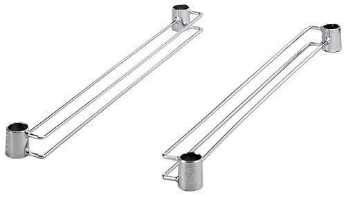 One Pair - 24" Wire Single Bin Slides