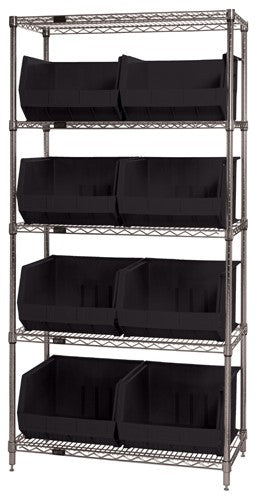 18"W x 36"L x 74"H, 5 Shelf Unit