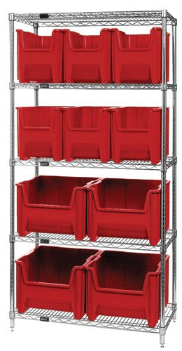 Giant Stack Container Wire Shelving System WR5-600800