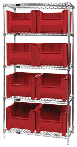 Giant Stack Container Wire Shelving System WR5-800