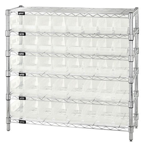 Clear-View Complete Bin Center WR6-36-1236-101CL