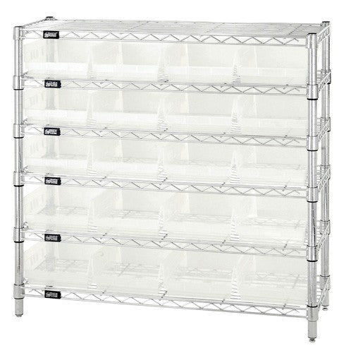 Clear-View Complete Bin Center WR6-36-1236-107CL