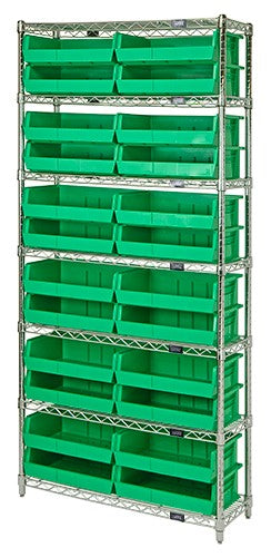 12"W x 36"L x 74"H, 7 Shelf Unit
