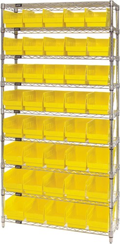 Store More 6" Shelf Bin Wire Shelving System WR9-206