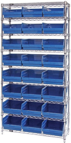 Store More 6" Shelf Bin Wire Shelving System WR9-209