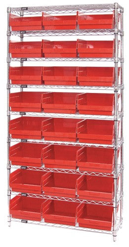 Store More 6" Shelf Bin Wire Shelving System WR9-210