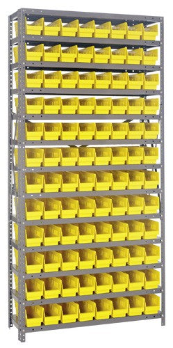 Steel Shelf Bin Unit 1275-101