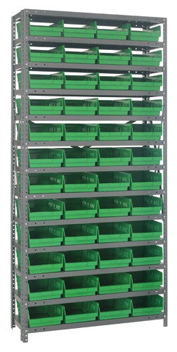 Steel Shelf Bin Unit 1275-107
