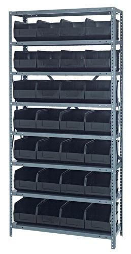 Stackable Shelf Bin Steel Shelving System 1275-443