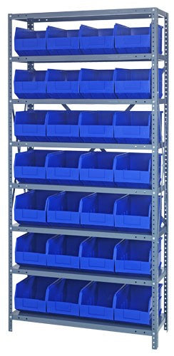 Stackable Shelf Bin Steel Shelving System 1275-423