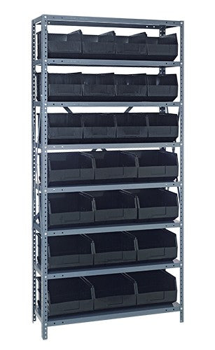 Stackable Shelf Bin Steel Shelving System 2475-483485