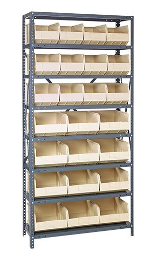 Stackable Shelf Bin Steel Shelving System 2475-483485