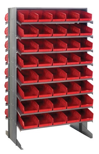 Economy 4" Shelf Bin Sloped Shelving Systems  QPRD-104