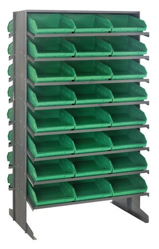 Economy 4" Shelf Bin Sloped Shelving Systems  QPRD-109