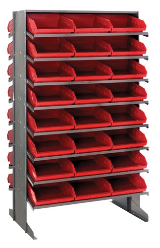 Economy 4" Shelf Bin Sloped Shelving Systems  QPRD-109