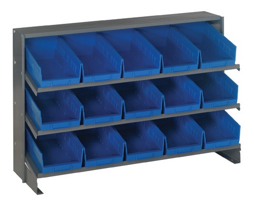 Economy 4" Shelf Bin Sloped Shelving Systems  QPRHA-102