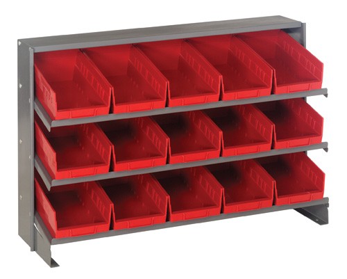 Economy 4" Shelf Bin Sloped Shelving Systems  QPRHA-102