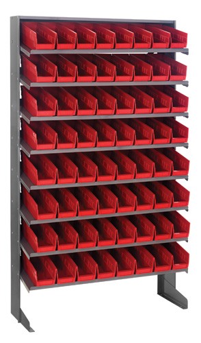 Economy 4" Shelf Bin Sloped Shelving Systems  QPRS-101