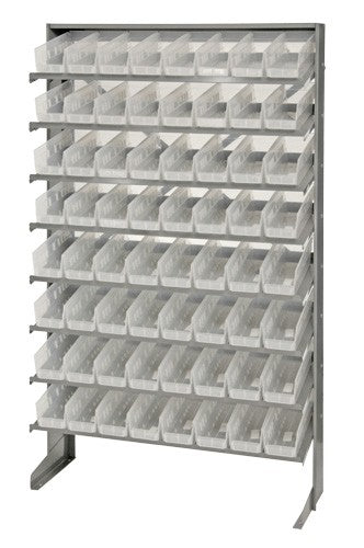 Economy 4" Shelf Bin Sloped Shelving Systems  QPRS-101