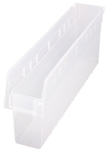 Store-Max 8"Shelf Bin QSB805CL  ( Case of 16 )