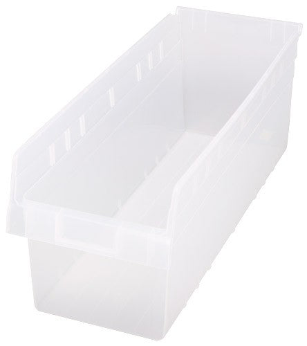 Store-Max 8"Shelf Bin QSB814CL  ( Case of 6 )