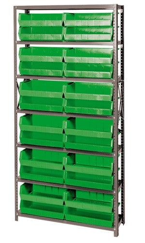 QSBU-245 12"D x 36"W x 75"H GIANT OPEN HOPPER STORAGE SYSTEMS